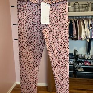 Zara Kids Pink Floral Leggings